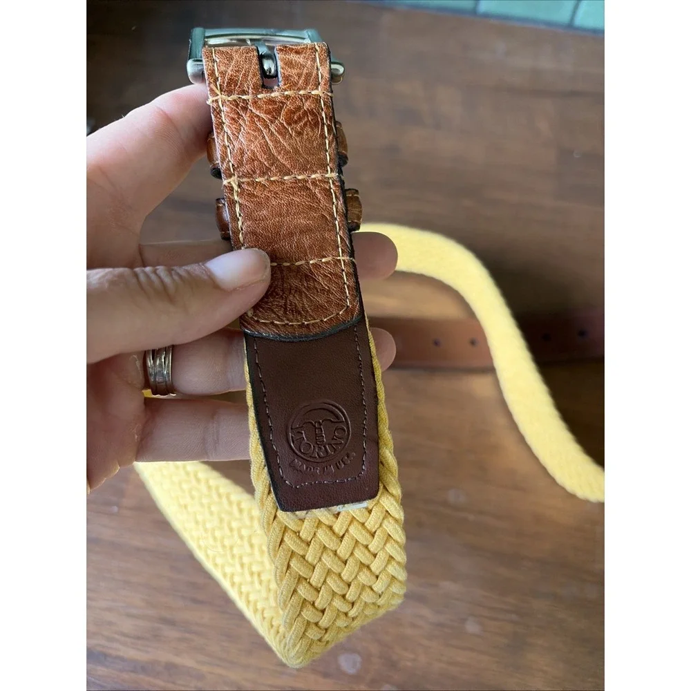 Torino leather woven